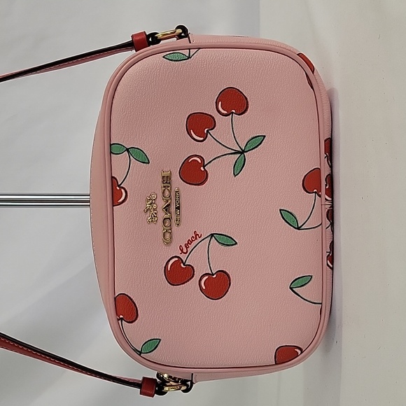 Coach Bags Coach Mini Jamie Pink Heart Cherries Camera Crossbody